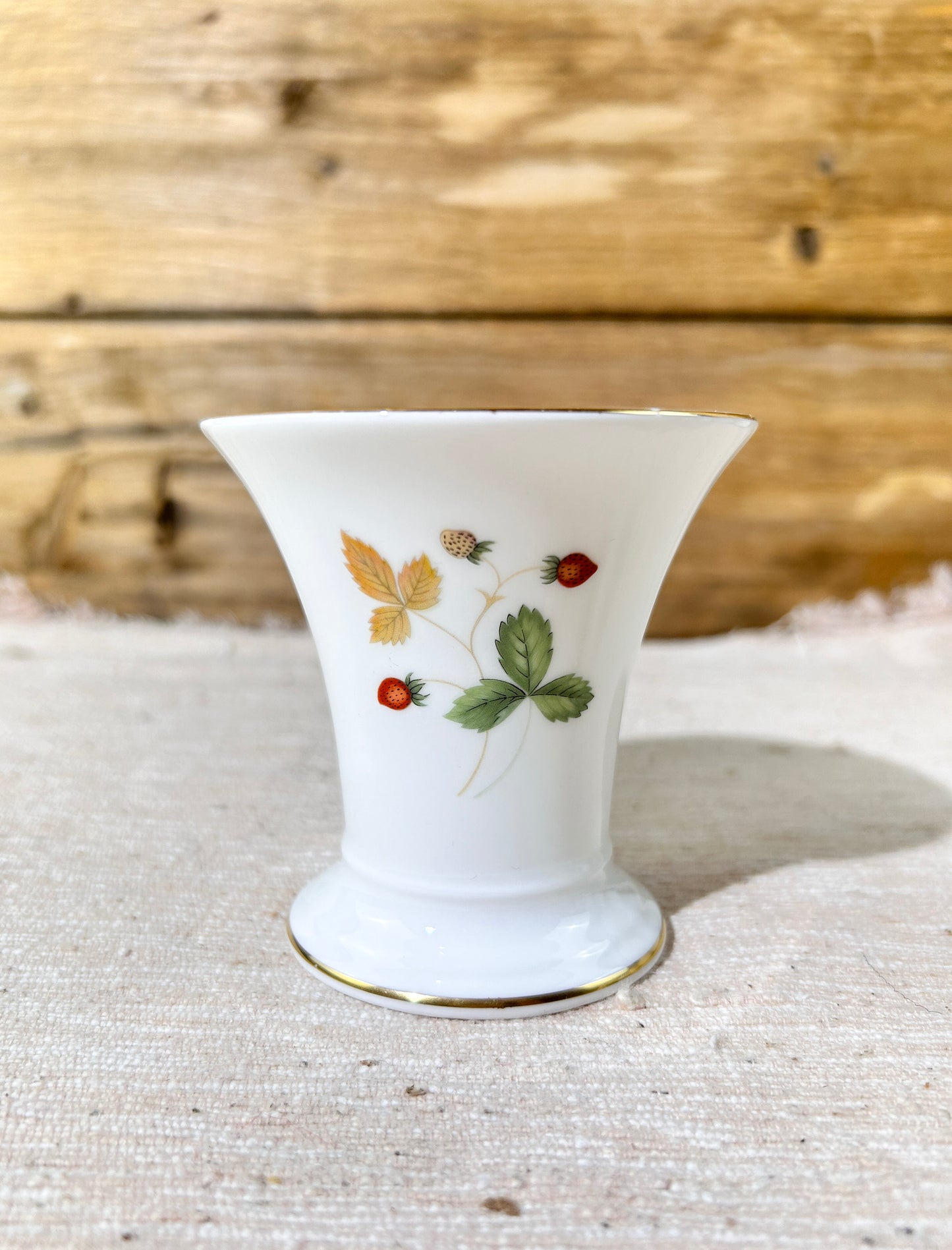 Wedgwood Wild Strawberry Bud Vase