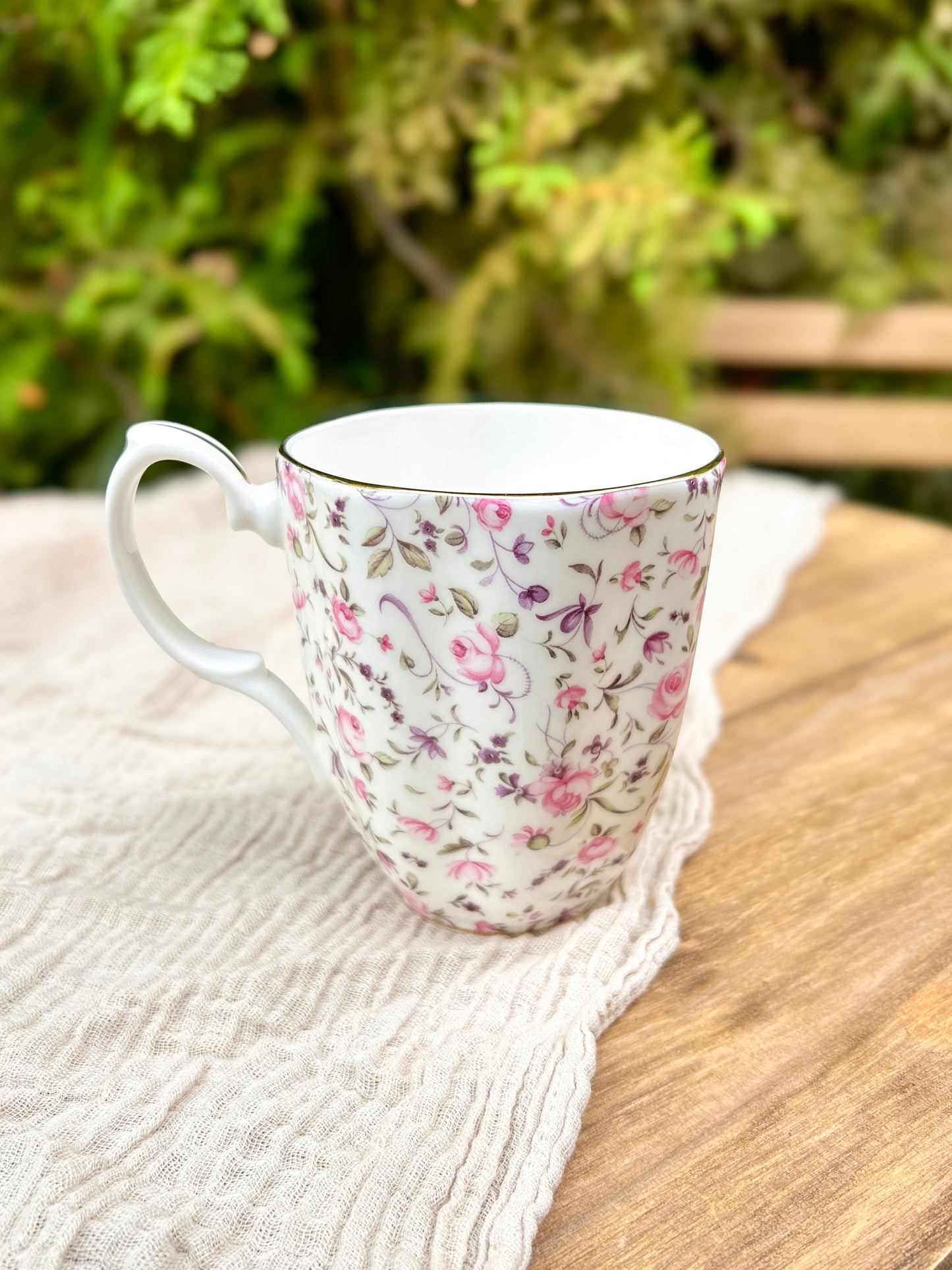 Royal Albert Confetti Bone China Collectable Floral Coffee Mug