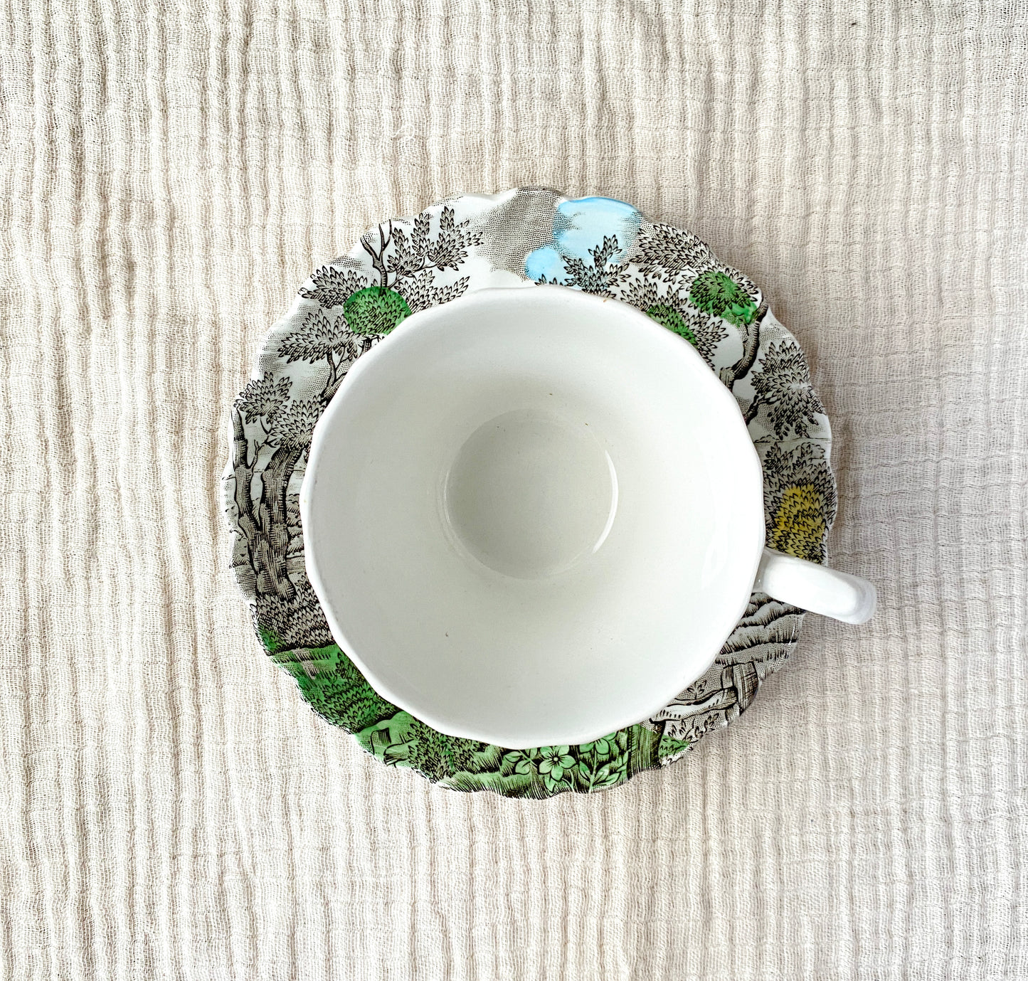 Vintage Myott The Hunter Teacup and Saucer