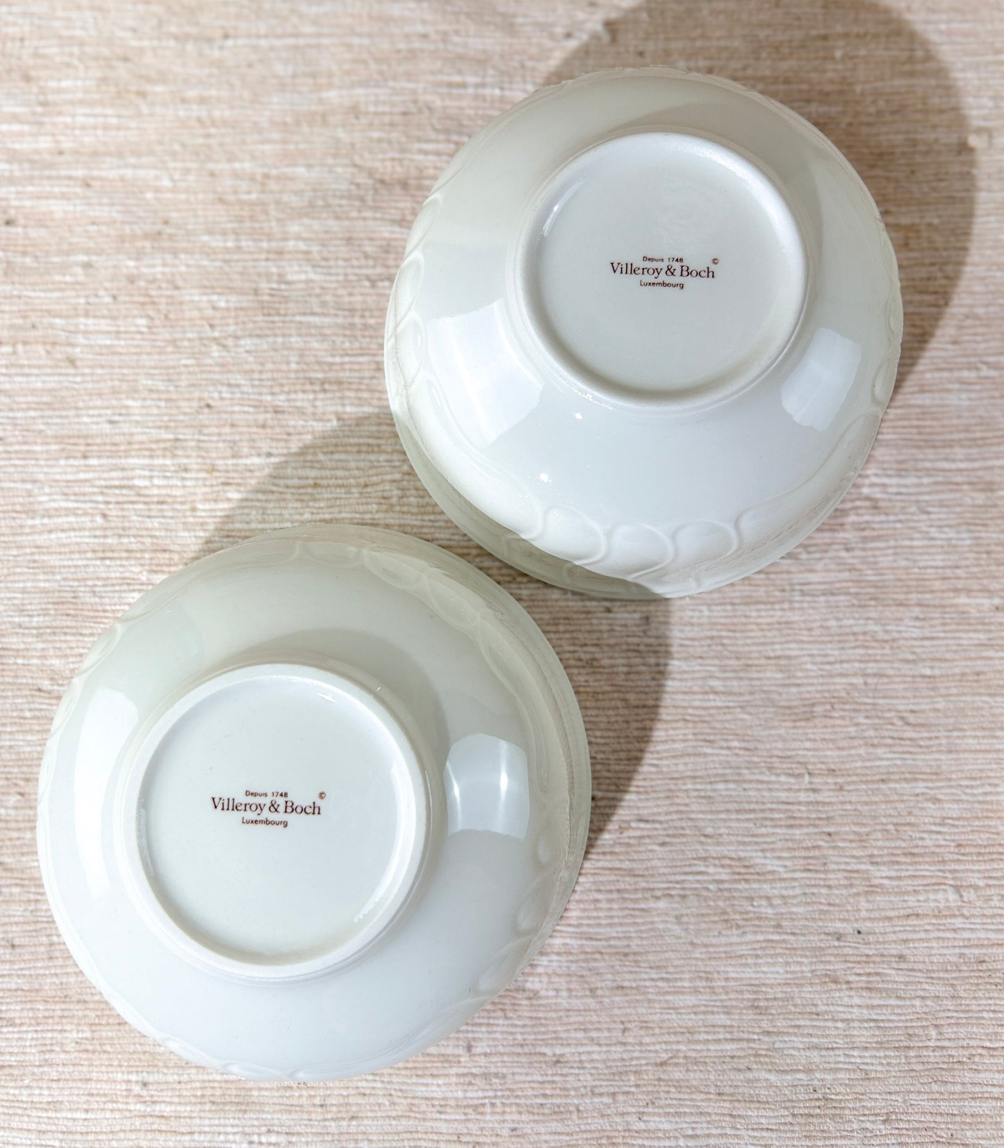 Villeroy & Boch Diamant Fine Porcelain Creamer & Sugar and Bowls