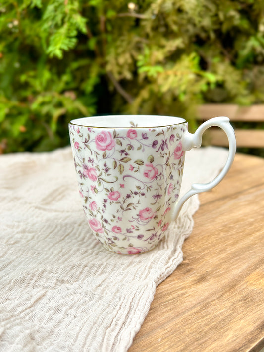 Royal Albert Confetti Bone China Collectable Floral Coffee Mug