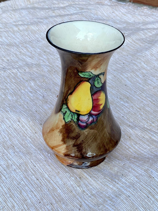 H&K Tunstall England Luscious Hand Painted Vase