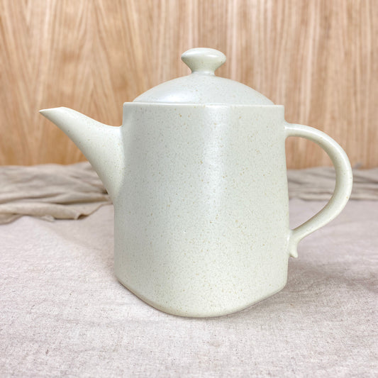 Vintage Lindt Stymeist Craftworks Minimalist Japanese Sand Stoneware Teapot with Lid