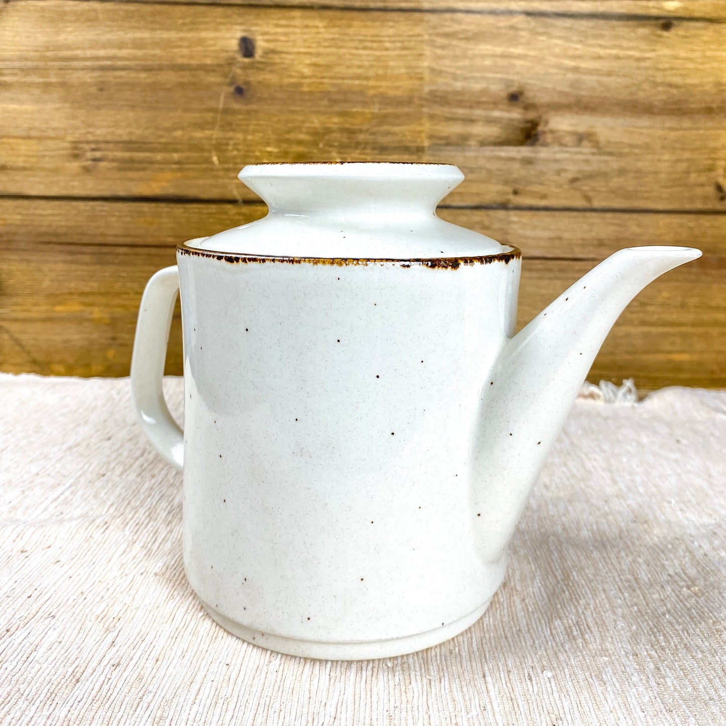 Vintage J&G Meakin Stoneware Lifestyle Teapot Rustic Country Cottage Minimalist Retro Kitchen