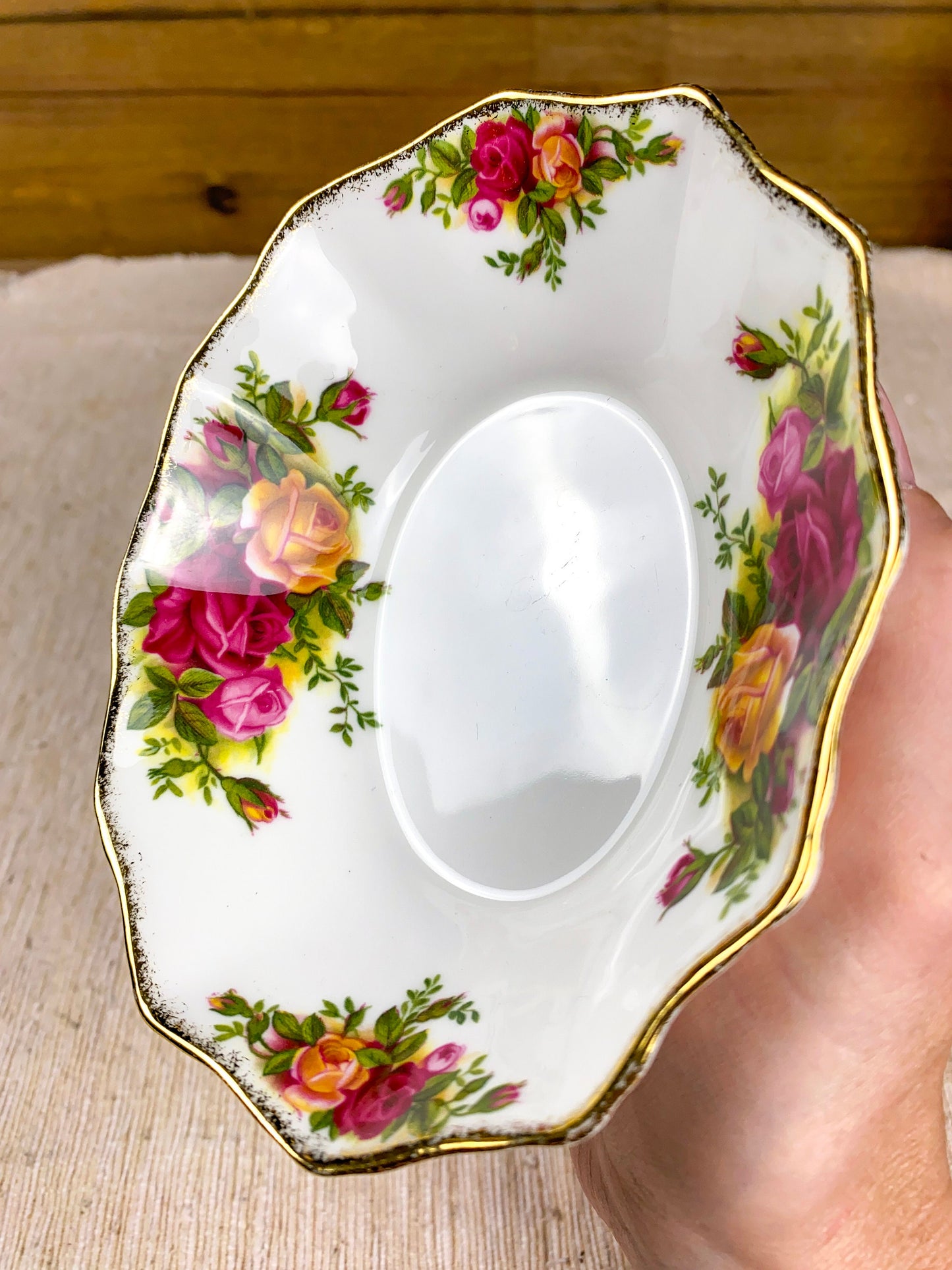 Royal Albert Old Country Roses Oval Candy Trinket Dish