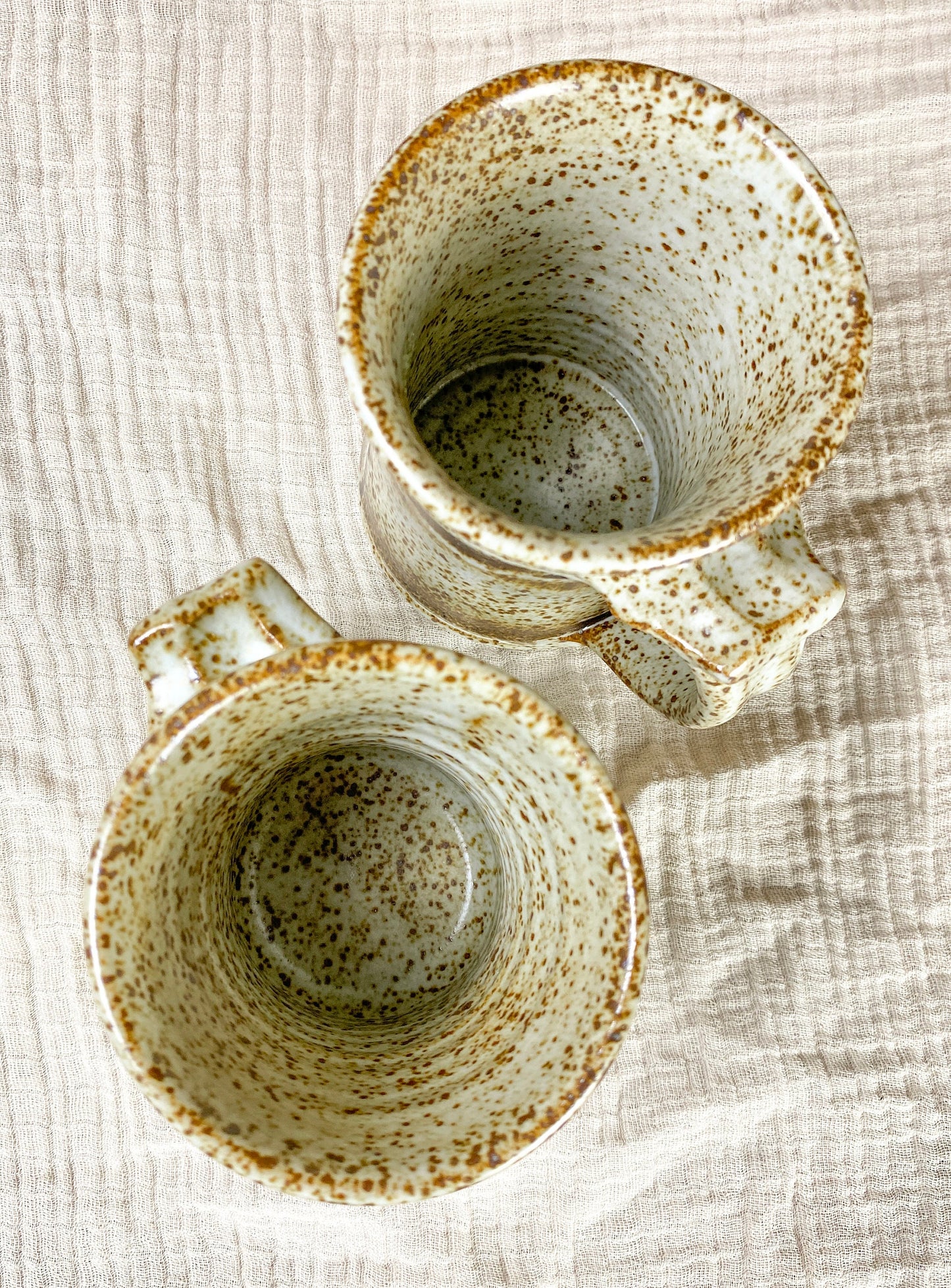 Studio Art Pottery Mugs Rustic Coffee or Tea Gift