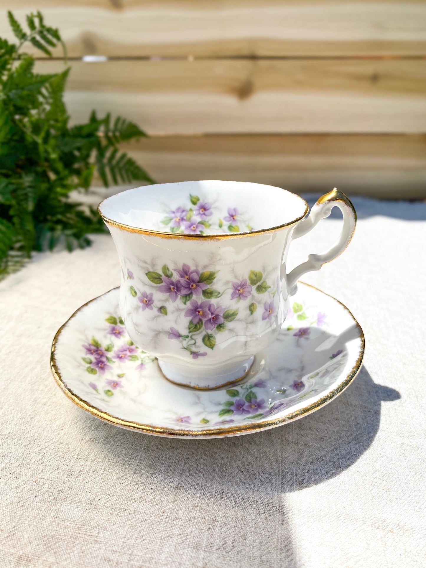 Vintage Paragon Malandi Teacup & Saucer Set English Bone China