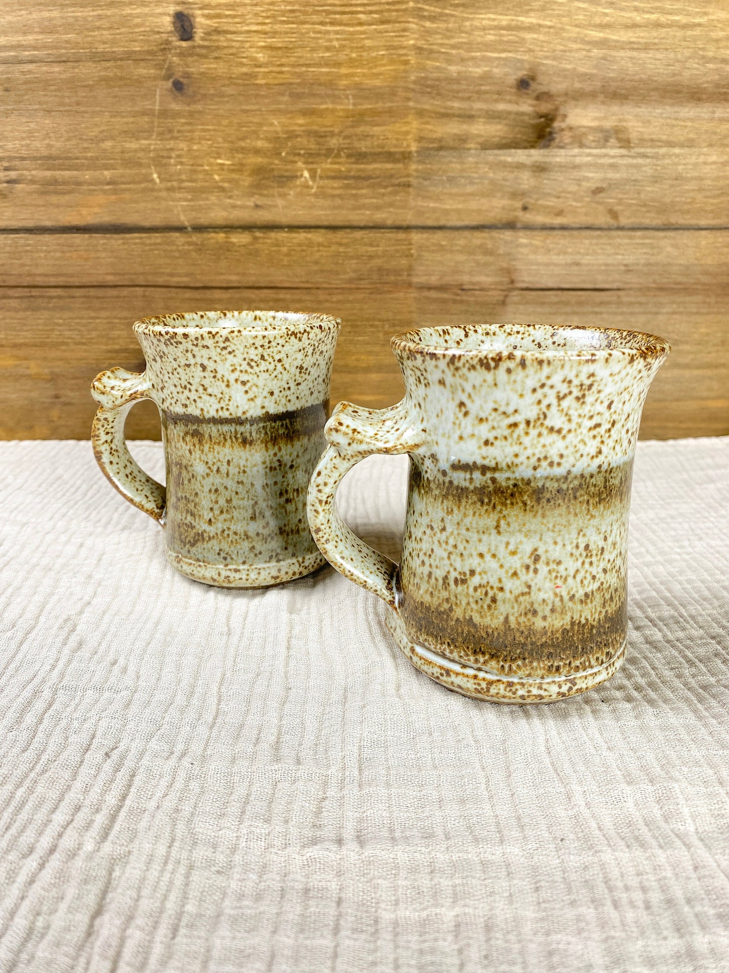 Studio Art Pottery Mugs Rustic Coffee or Tea Gift