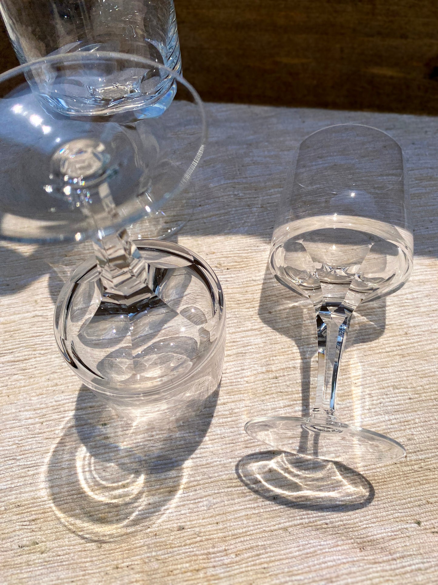 Vintage Gral Germany Set of 3 Small Wine Glasses