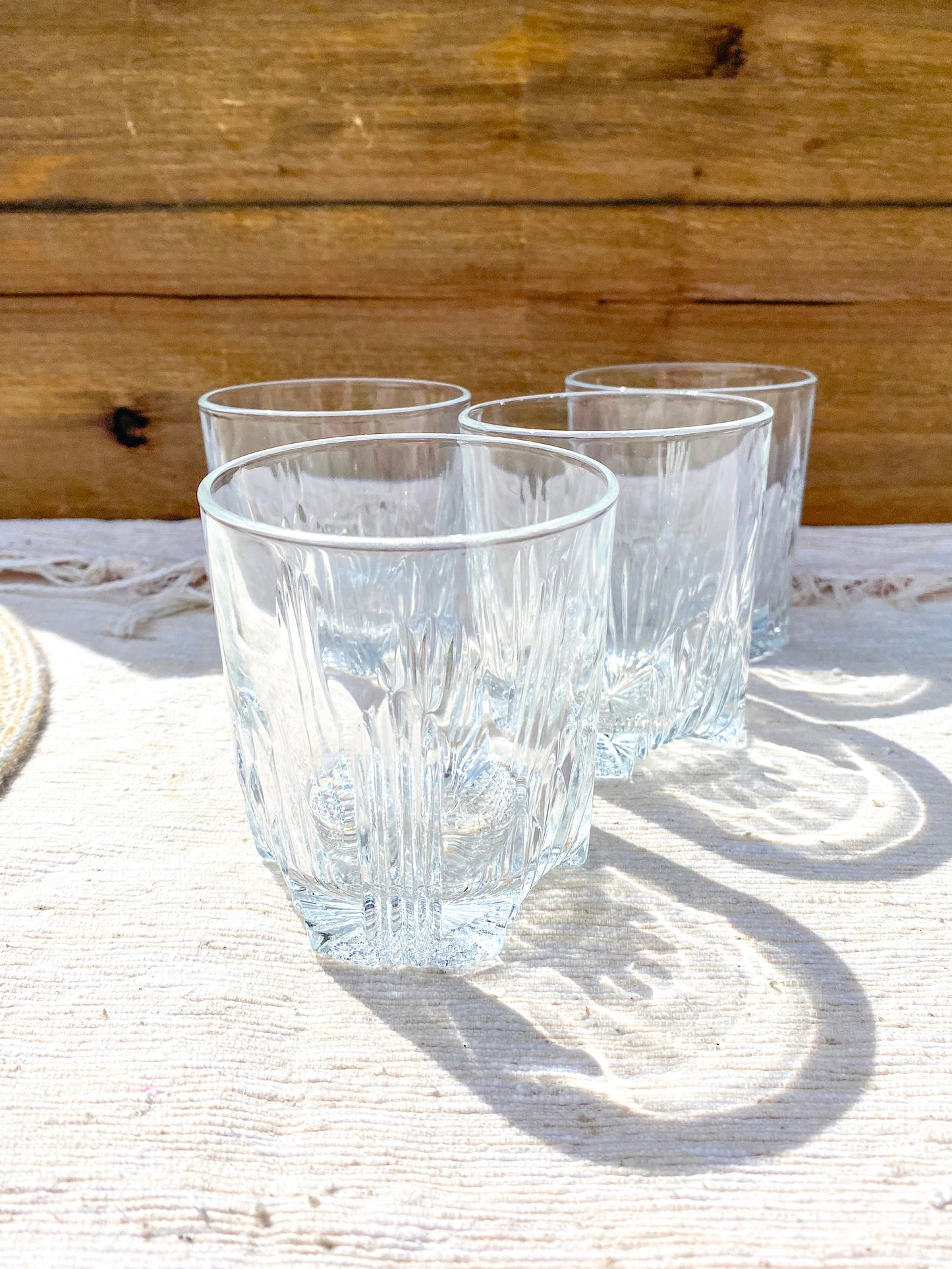 Vintage Italian Whiskey Glasses Classic Drink Ware