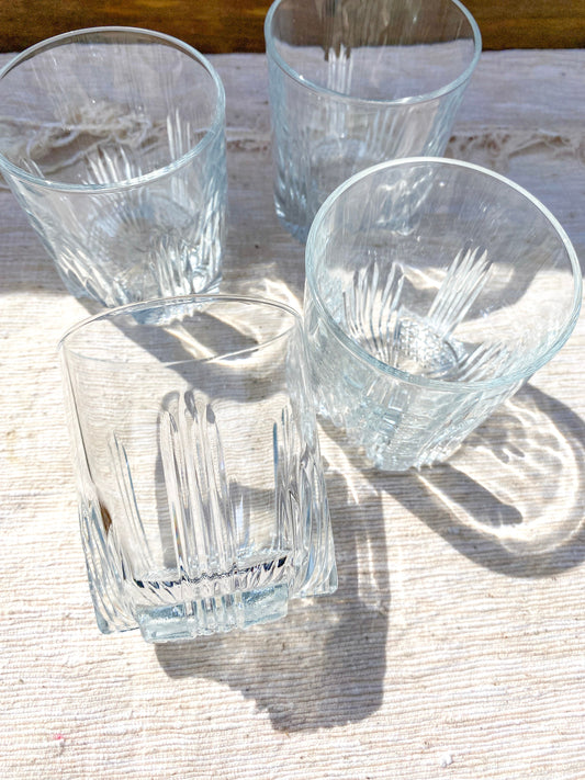 Vintage Italian Whiskey Glasses Classic Drink Ware