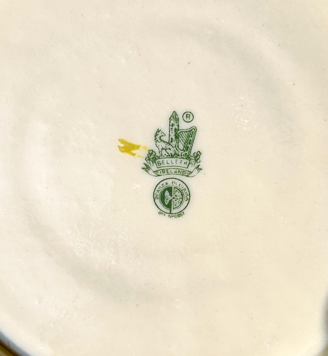 Belleek Ireland Shell Cake Platter