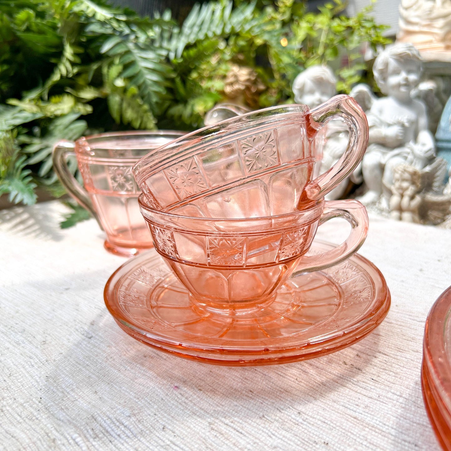 Jeanette Doric Pink Depression Glass Selection Collectable Glass