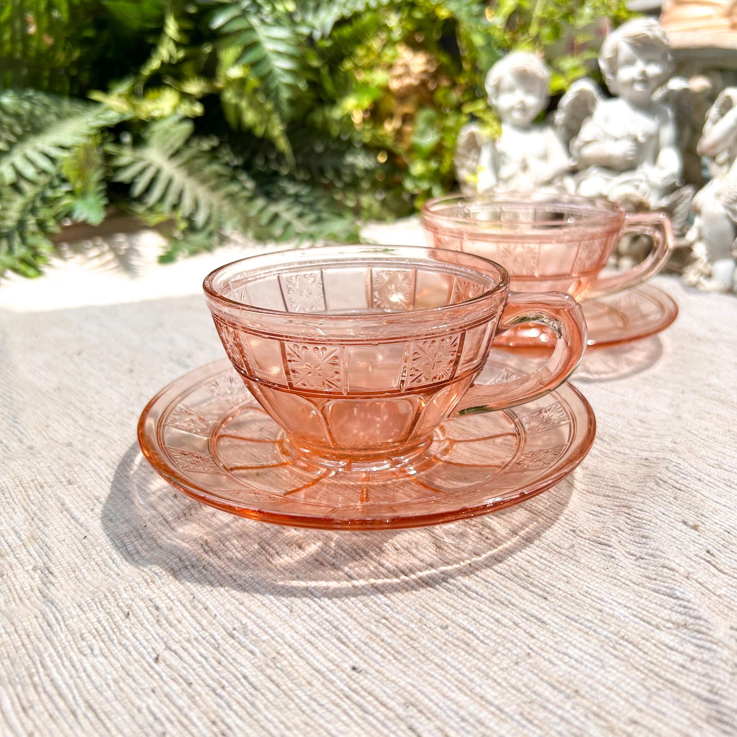 Jeanette Doric Pink Depression Glass Selection Collectable Glass