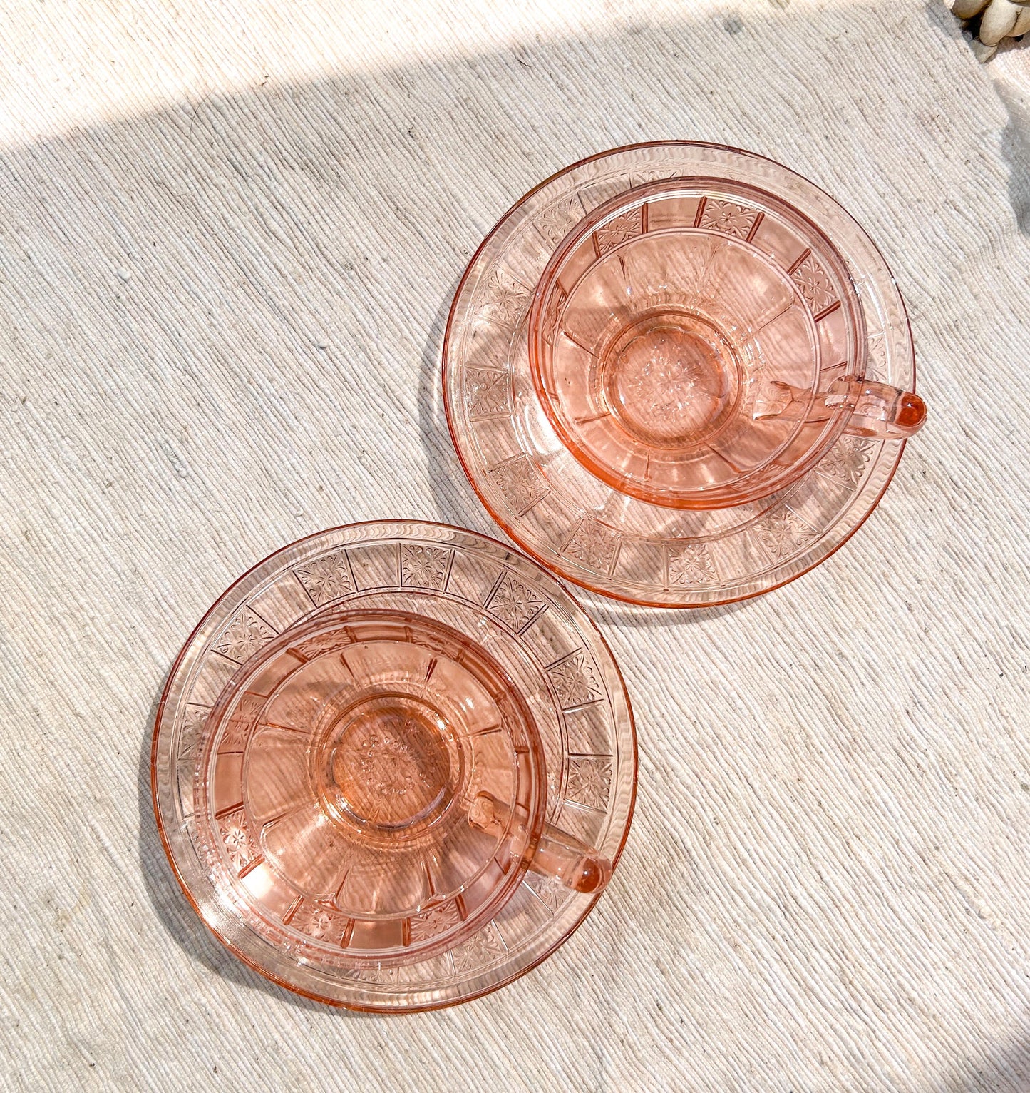 Jeanette Doric Pink Depression Glass Selection Collectable Glass