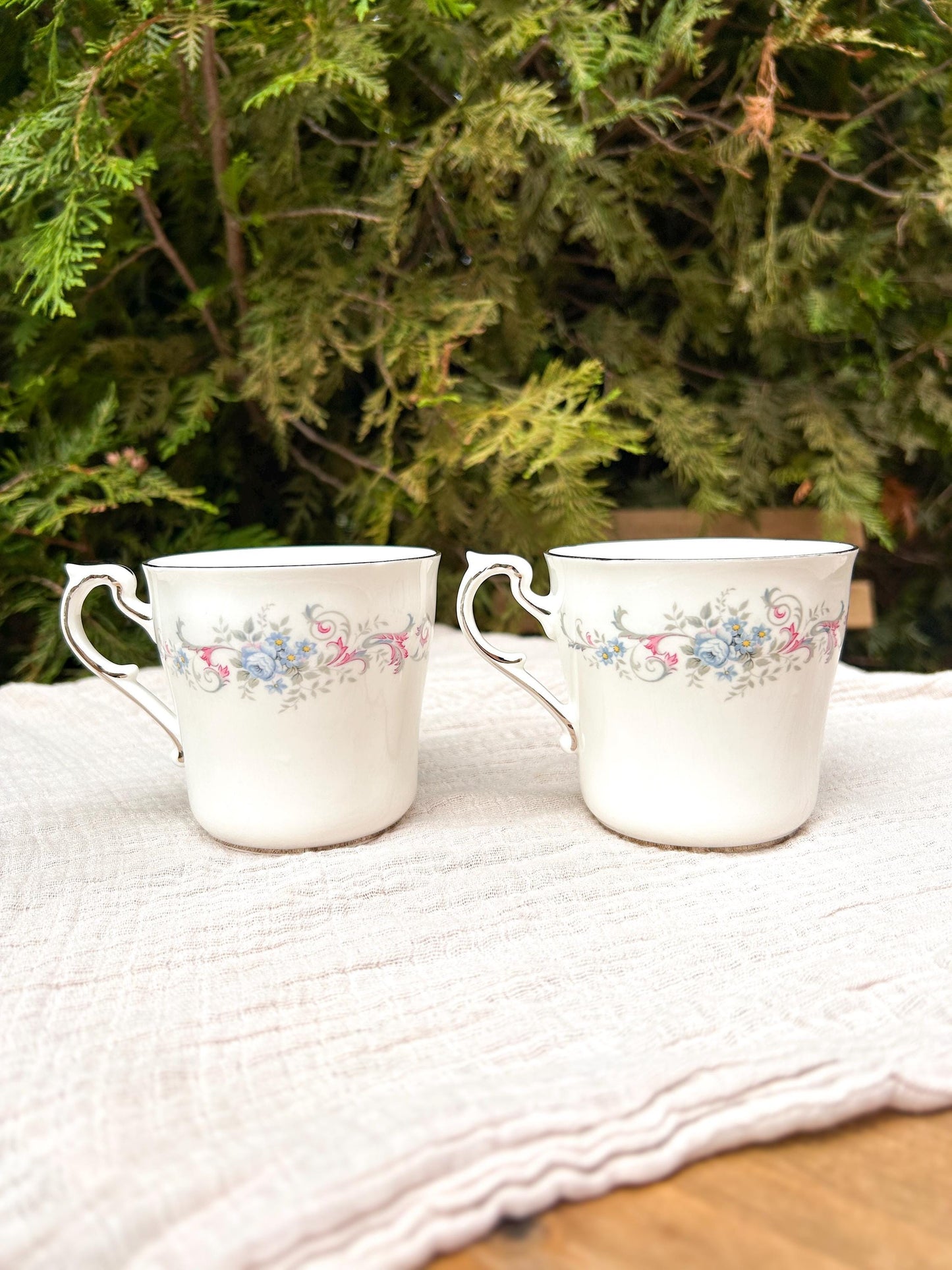 Paragon Romance Bone China Tea Mugs