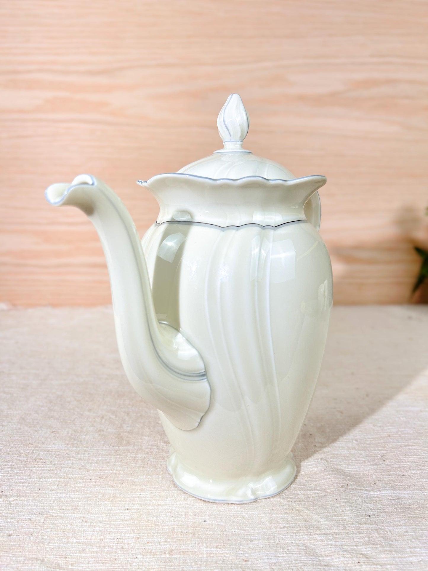 Rosenthal Viktoria Cream Coffee Pot German Vintage Porcelain