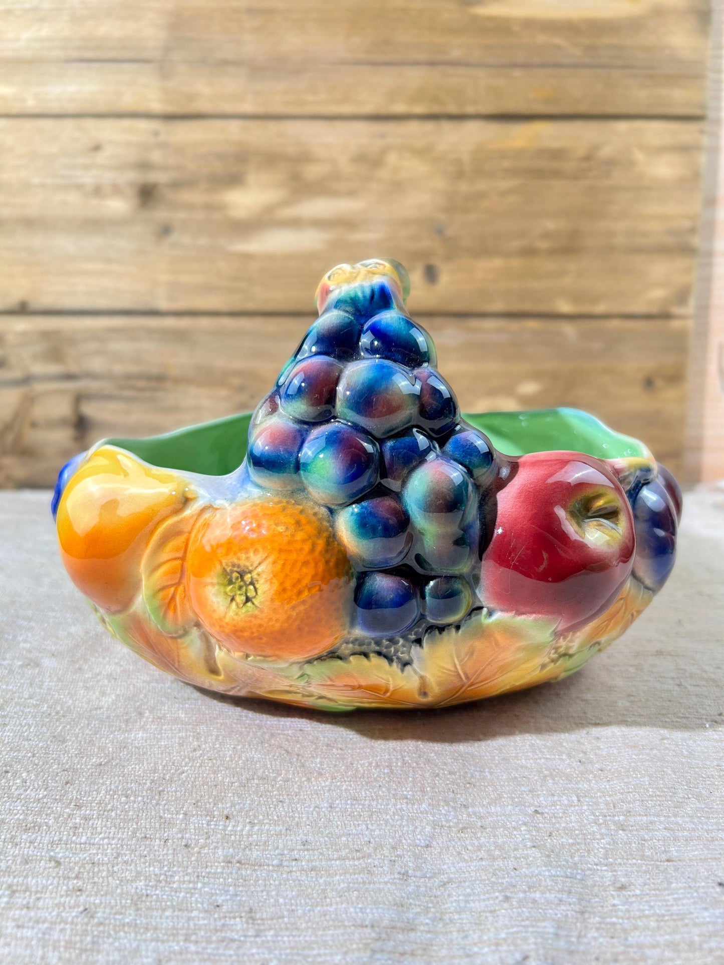 Sylvac Ceramic Fruit Basket Bowl 414 Vintage Pottery