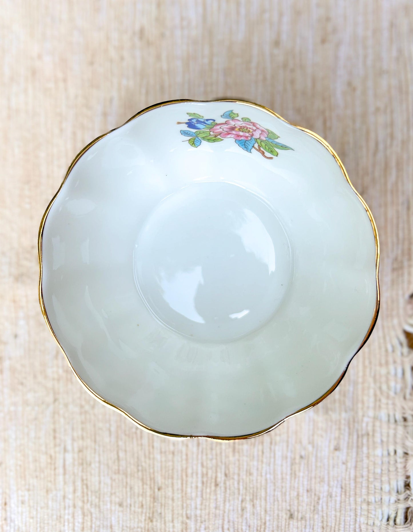 Aynsley Pembroke Bone China Clotted Cream Serving Bowl Tea Time