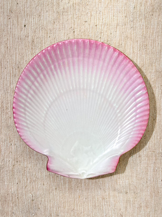 Wedgwood Pearl Shell Pink Plate Gold Gilt Antique