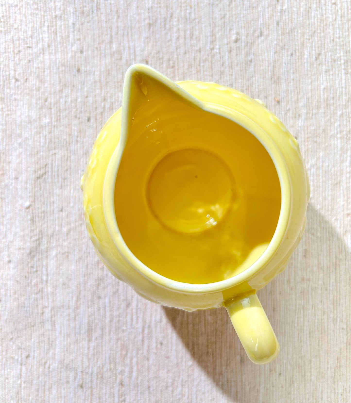 Bordallo Pinheiro Yellow Dragonfly Milk Jug Creamer