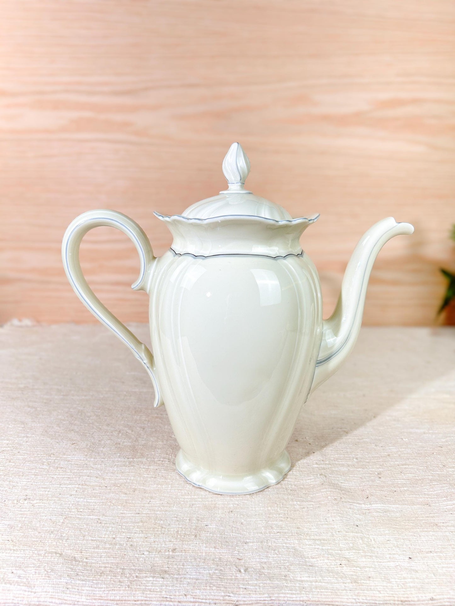 Rosenthal Viktoria Cream Coffee Pot German Vintage Porcelain