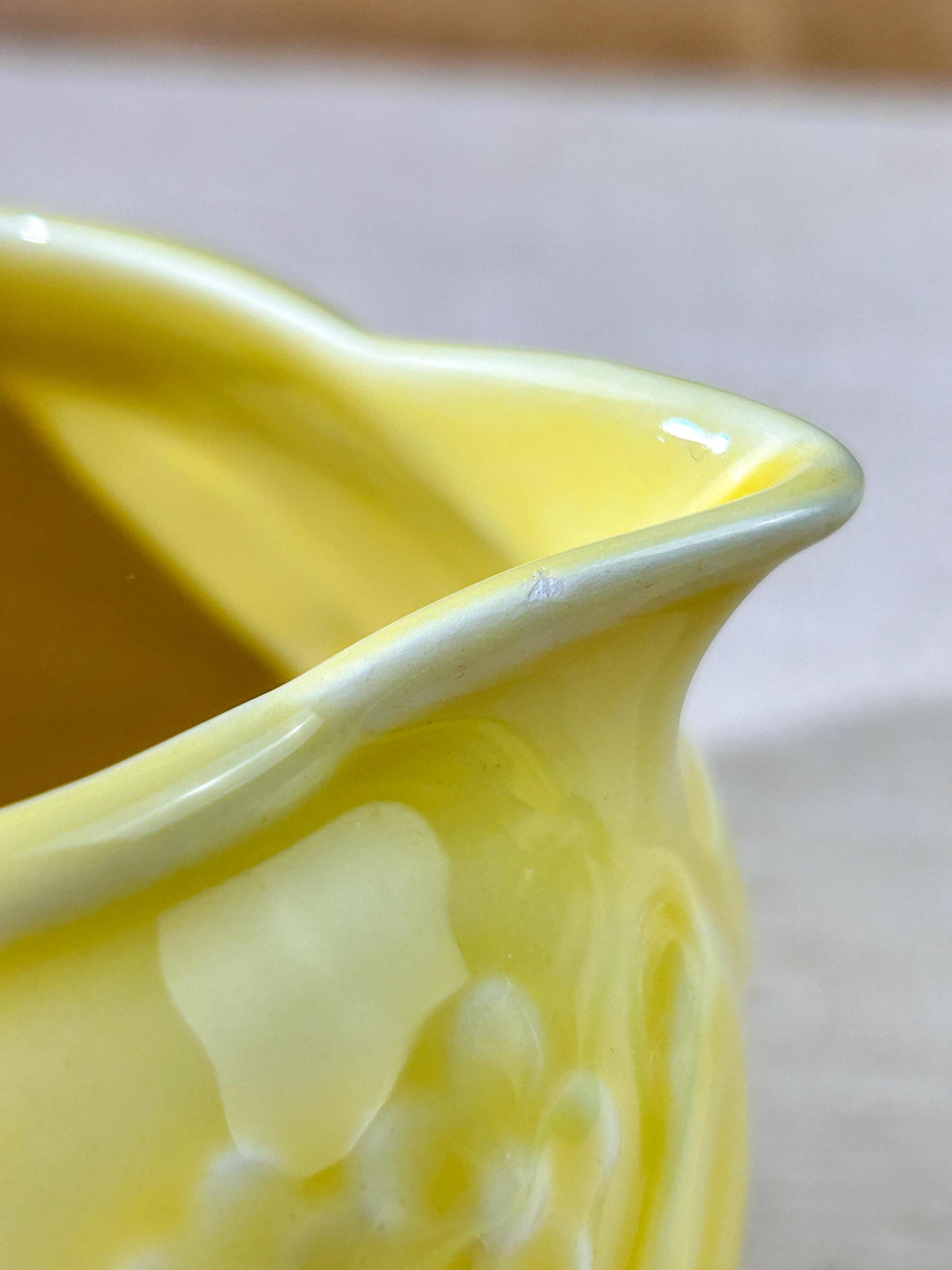 Bordallo Pinheiro Yellow Dragonfly Milk Jug Creamer