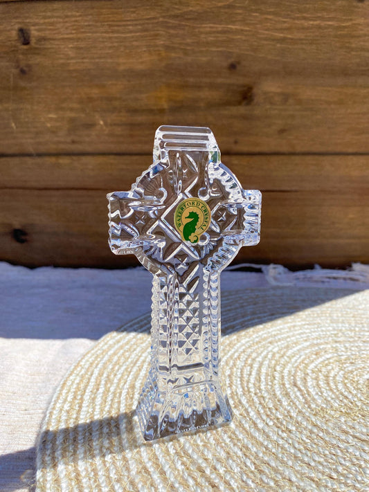 Waterford Crystal Glass Standing Cross