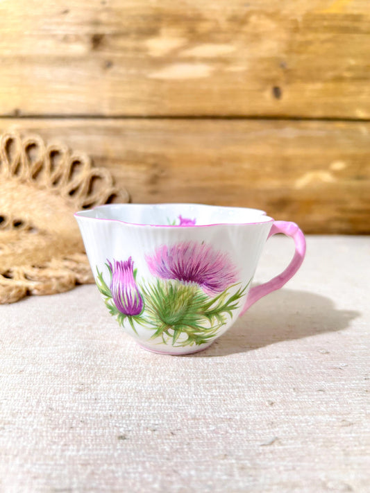 Shelley Dainty Thistle Teacup Only Bone China England